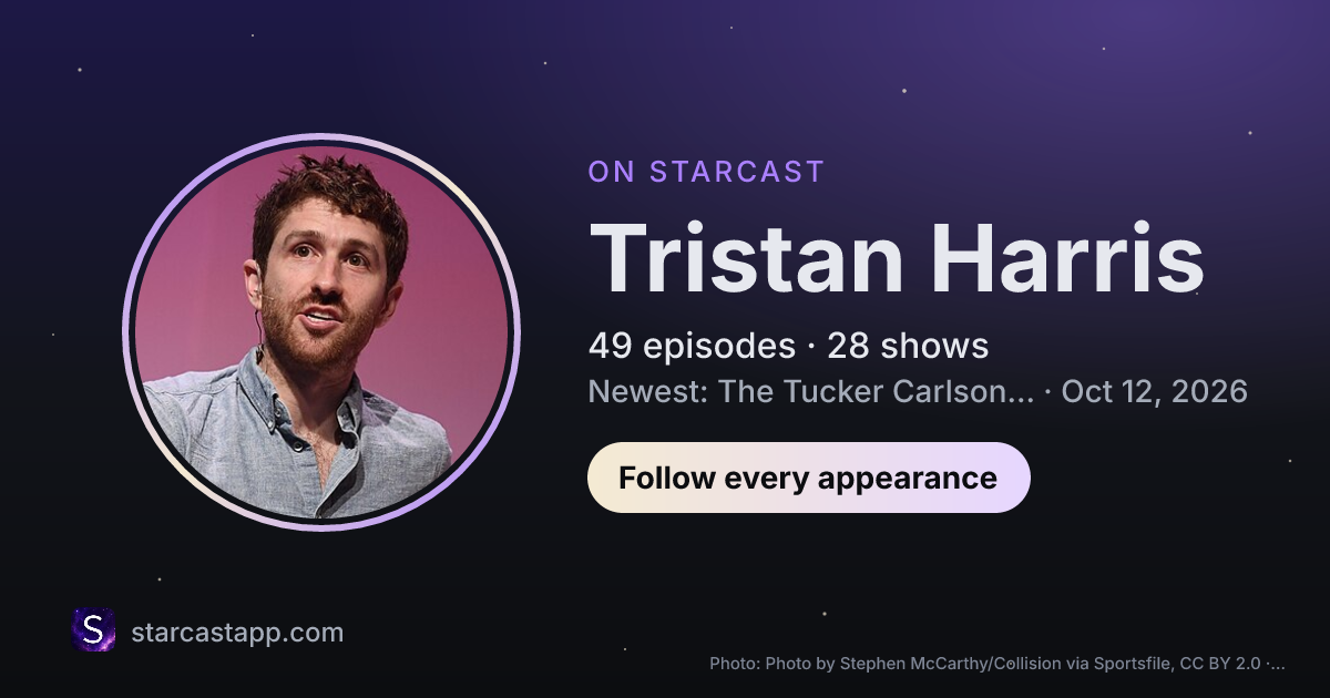 The preview card for Tristan Harris