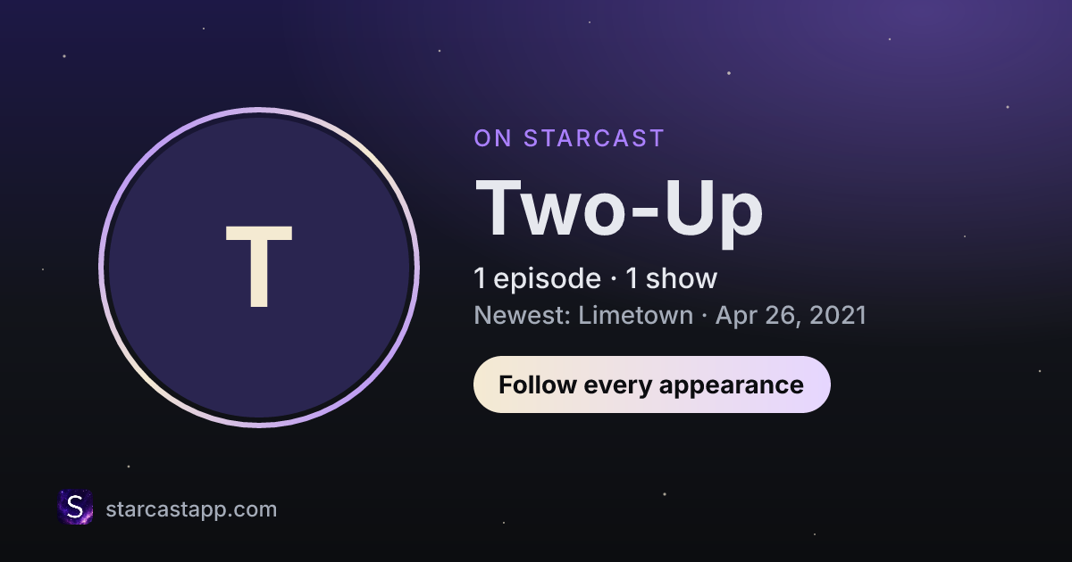 The preview card for Two-Up
