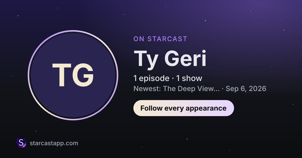 The preview card for Ty Geri