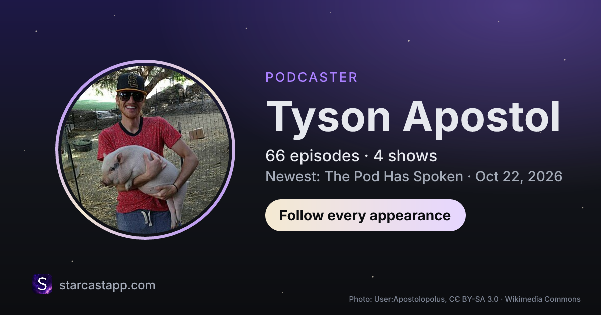 The preview card for Tyson Apostol