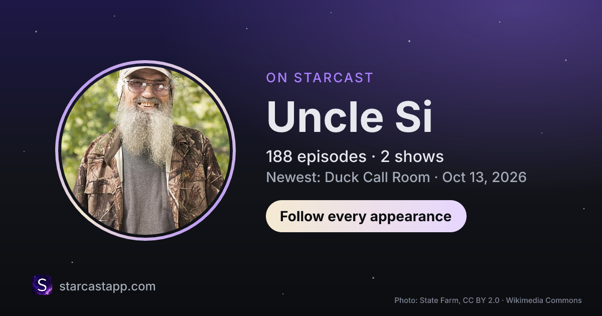 The preview card for Uncle Si