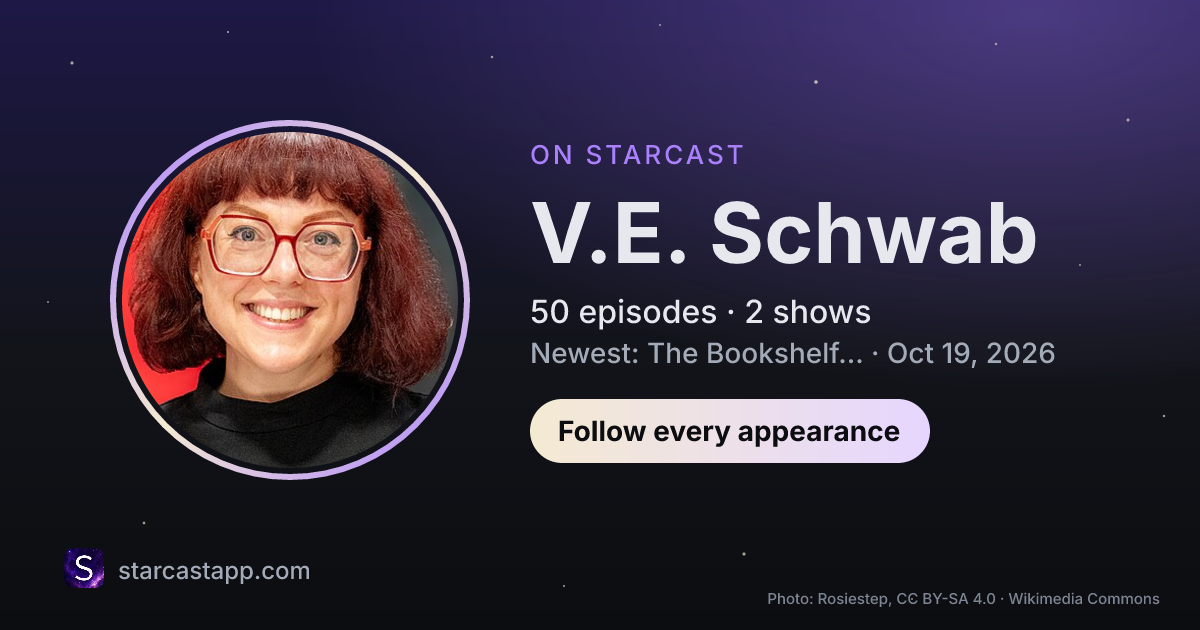 The preview card for V.E. Schwab