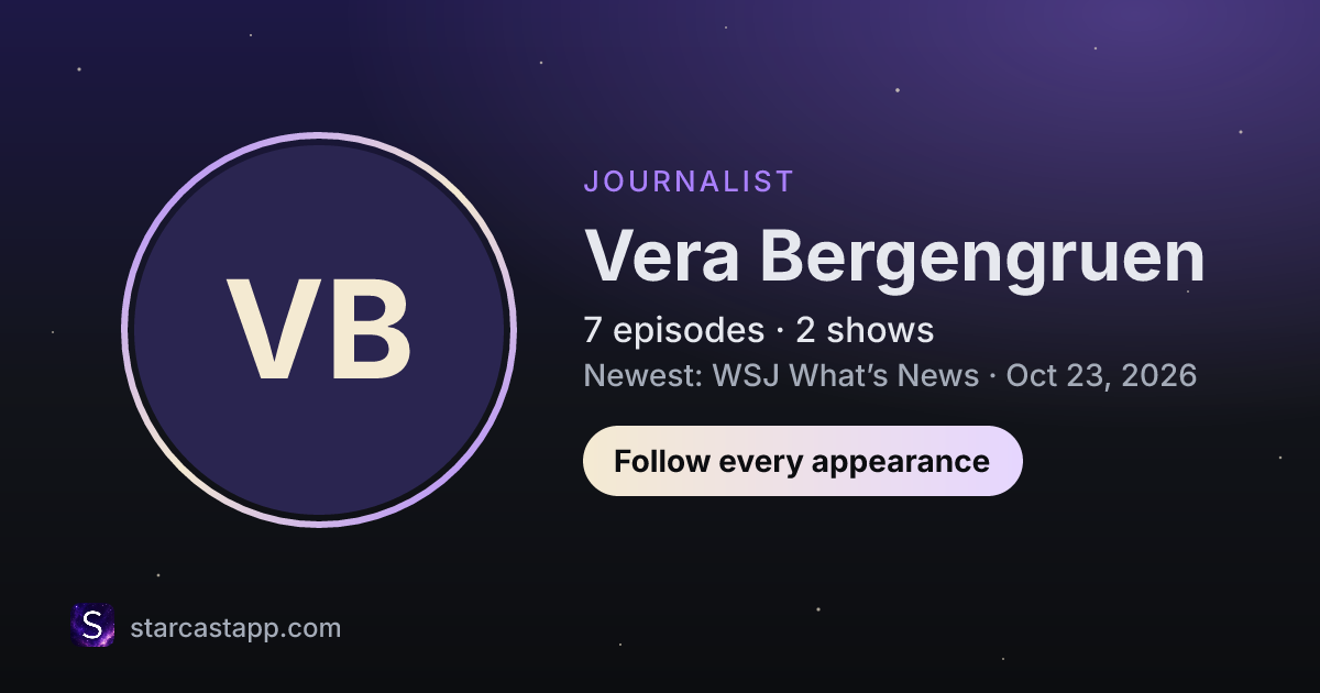 The preview card for Vera Bergengruen