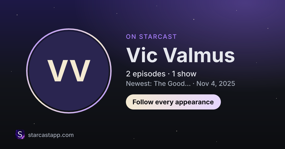 The preview card for Vic Valmus
