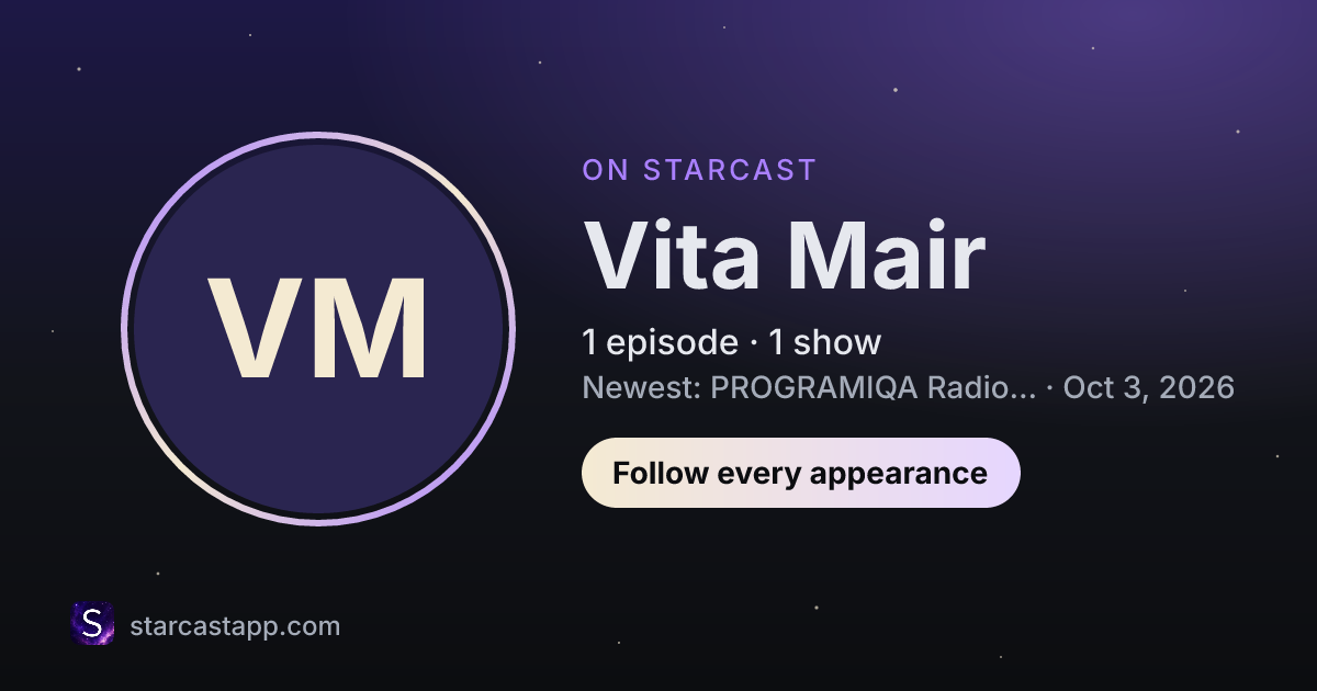 The preview card for Vita Mair
