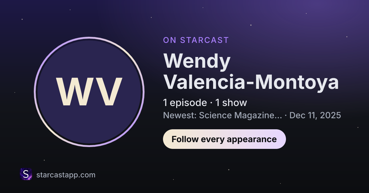The preview card for Wendy Valencia-Montoya