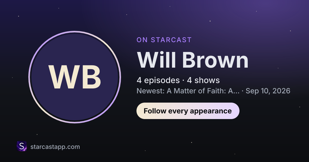 The preview card for Will Brown