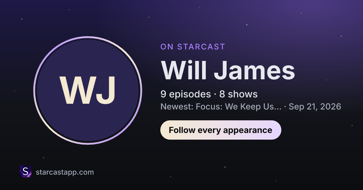 The preview card for Will James