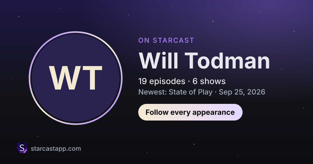 The preview card for Will Todman