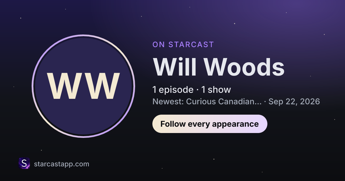 The preview card for Will Woods