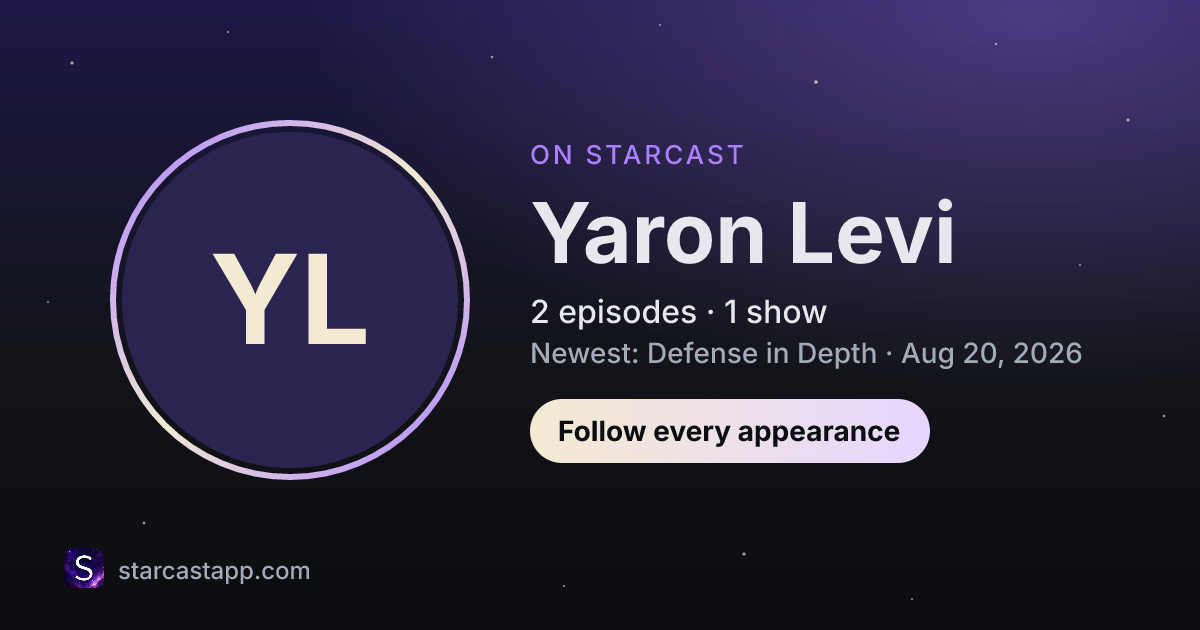 The preview card for Yaron Levi