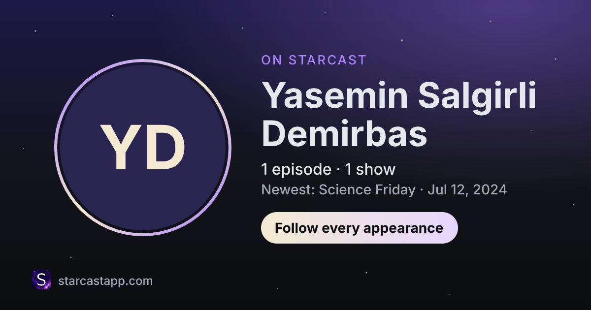The preview card for Yasemin Salgirli Demirbas
