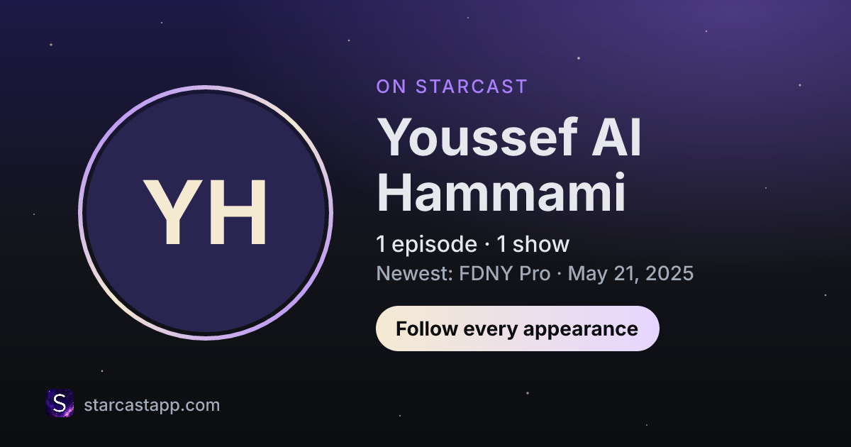 The preview card for Youssef Al Hammami