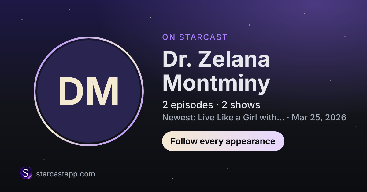 The preview card for Dr. Zelana Montminy